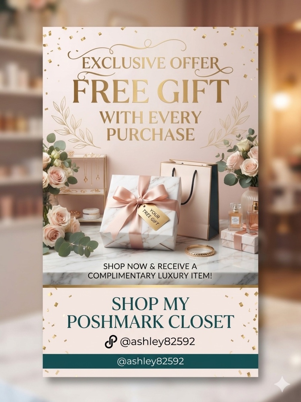 Make a purchase and receive a free gift